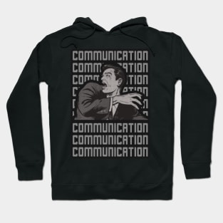 Communication Anxiety Comic Hoodie